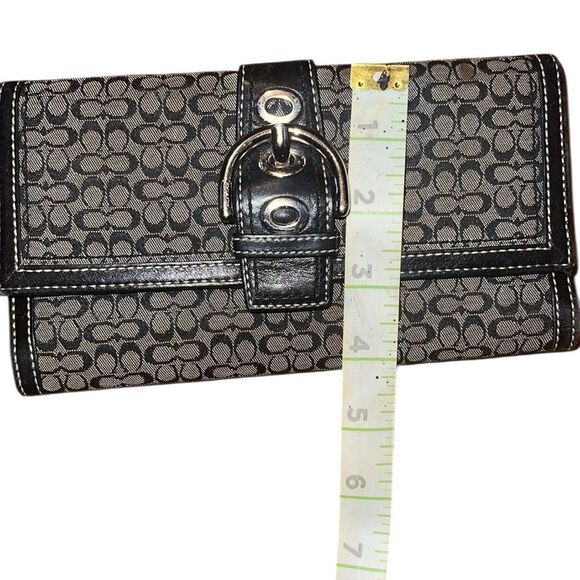 Coach Vintage Chic Black and Gray  Wallet - Picture 5 of 7